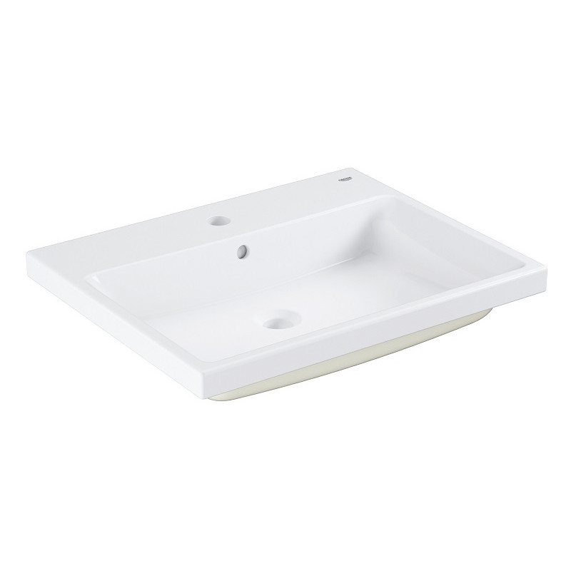 Grohe izlietne CubeCeramic, 605x490 mm, virsmā, alpin white PG