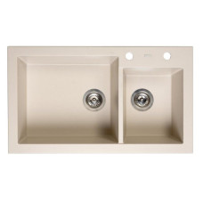 Reginox virtuves izlietne Amsterdam 25, 1.5 bļoda, 860x500 mm, caffe silvery