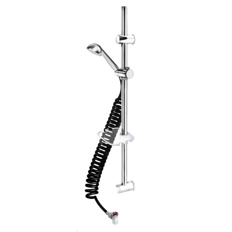 Gustavsberg dušas komplekts Care, spirālveida dušas vads, hroms