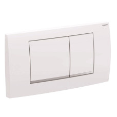 Geberit taustiņš Twinline30, 340x185 mm, white/bright chrome