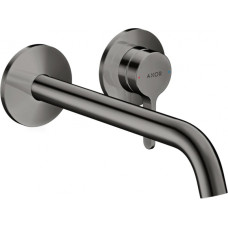 Hansgrohe iebūvējamā izlietnes maisītāja Axor One virsapmetuma daļa, 2 caurumu, iztece 220 mm, no sienas, poli