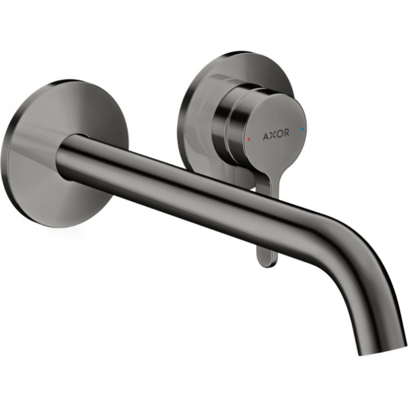 Hansgrohe iebūvējamā izlietnes maisītāja Axor One virsapmetuma daļa, 2 caurumu, iztece 220 mm, no sienas, poli