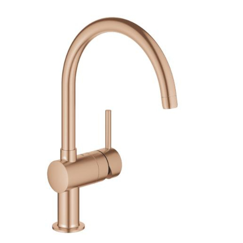 Grohe virtuves izlietnes maisītājs Minta C, brushed warm sunset