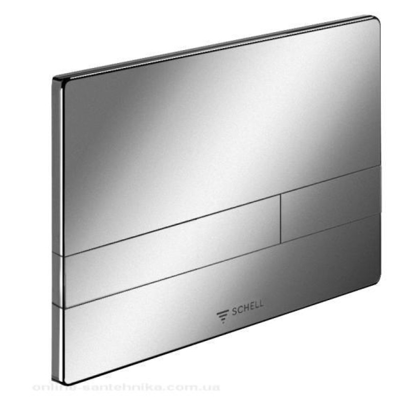 Schell taustiņš Linear eco, 255x168 mm, hroms