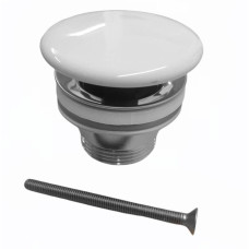 Duravit izlietnes izplūde ar baltu keramisko vāciņu