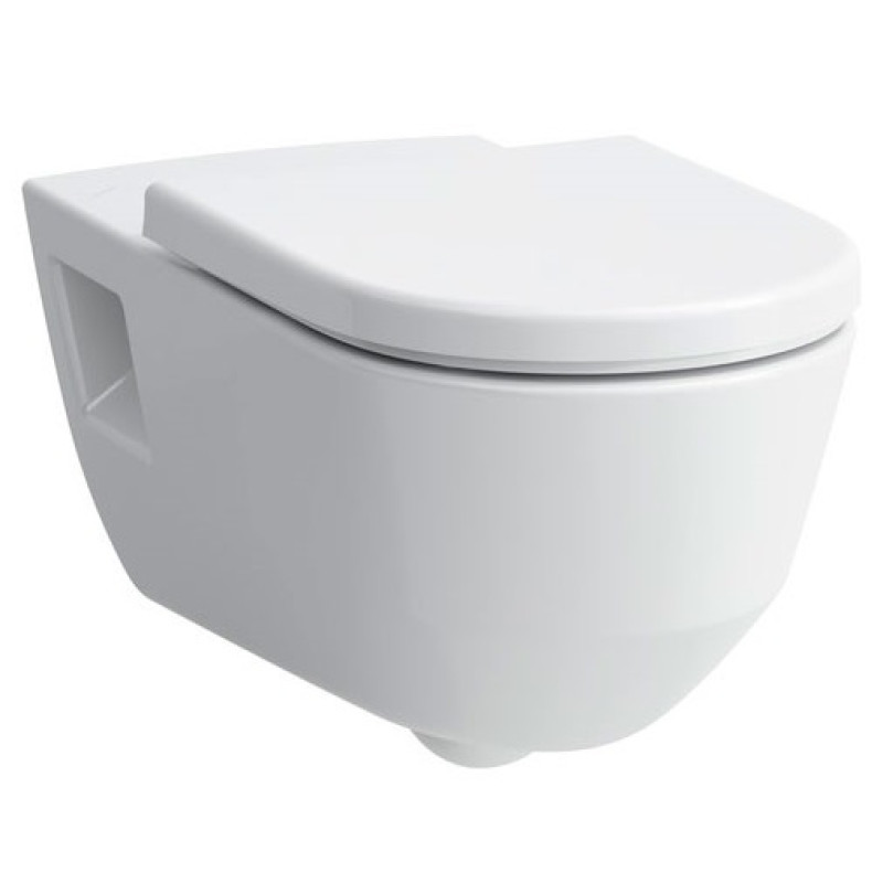 Laufen pods Pro Liberty Rimless, stiprināms pie sienas, 360x700 mm, pagarināts, balts