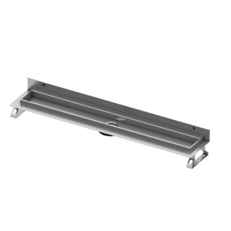 Tece dušas kanāls TECEdrainline, 1200 mm, taisnais, ar atlocītu malu, nerūsējošais tērauds
