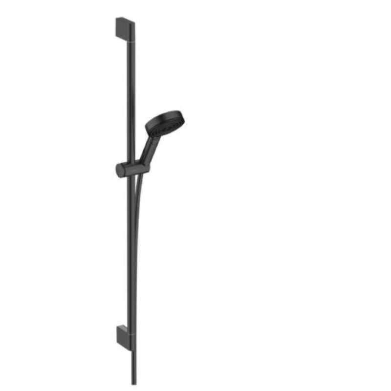 Hansgrohe Pulsify Select S 105 Rokas dušas komplekts, 3 režīmi, 90cm stienis, matēts melns