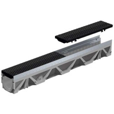 Graspointner Kanāls Filcoten Tec V, NW100/0 1000x130x135mm, ar cinkotu apmali