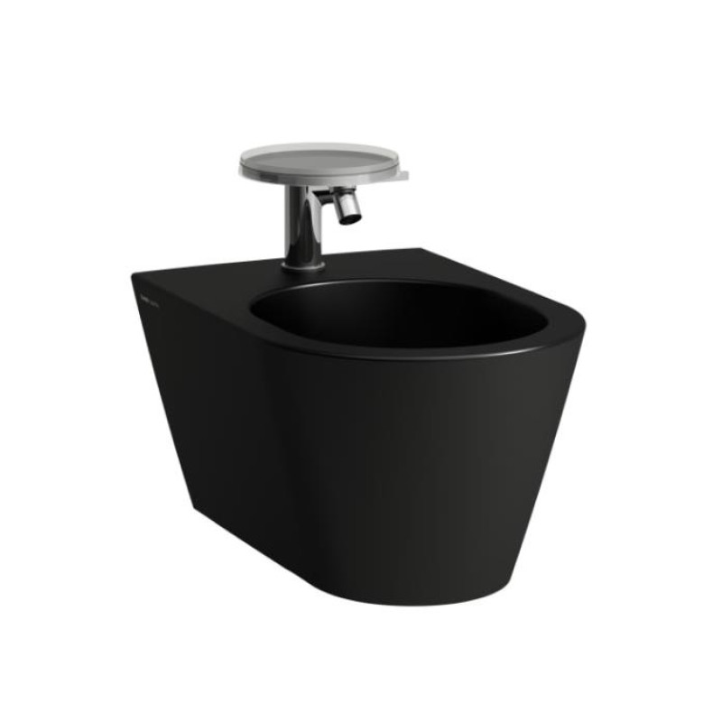 Laufen bidē Kartell, stiprināms pie sienas, 370x545 mm, matēts melns