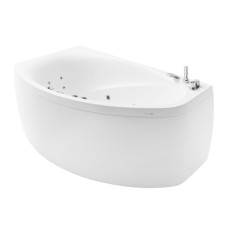 Balteco vanna Eclipse, 1500x950 mm, ar paneli un rāmi, ar sifonu, balta akrila