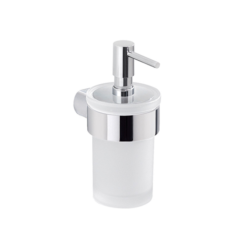 Gedy šķidro ziepju trauks ar turētāju Pirenei, hroms