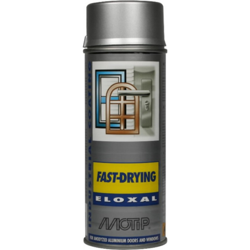 Motip Aerosols Eloxal spray Sudraba 400ml, Motip
