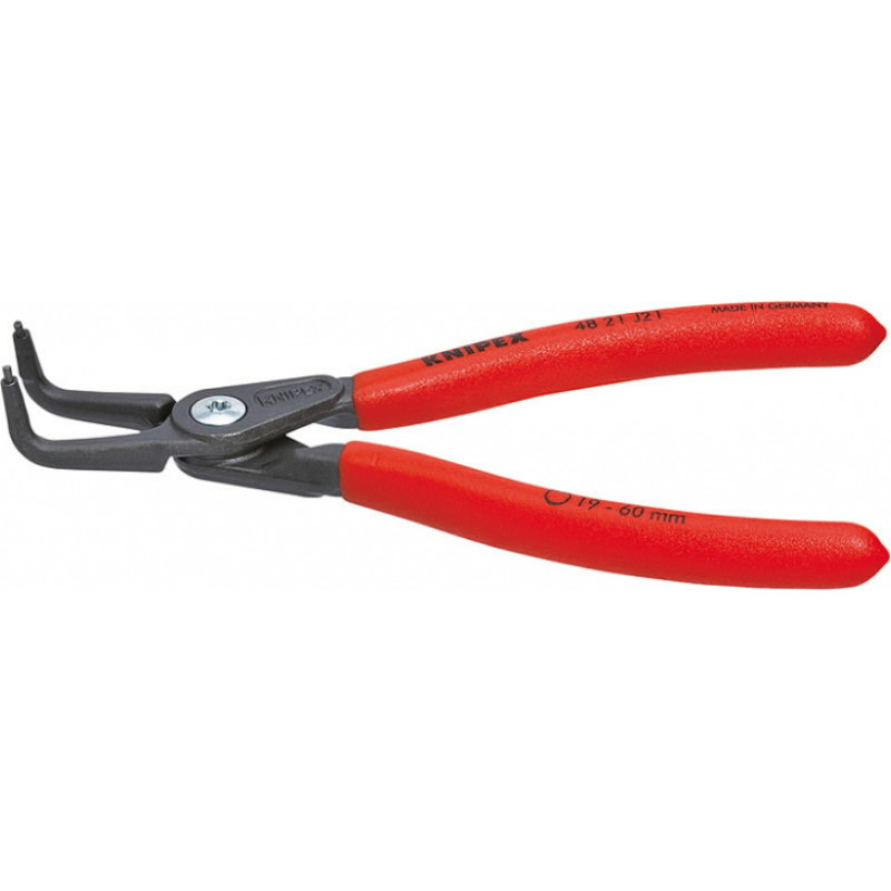Knipex Sprostgredzenu stangas ar liektiem galiem J41 85-140mm, Knipex