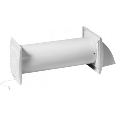Europlast sienas rekuperators E-EXTRA, Ø125mm ar sienas slēdzi