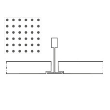 Knauf Danoline Plaza akustiskie, ģipša, piekaramie griesti 12.5x600x600mm, A+, S15, U4