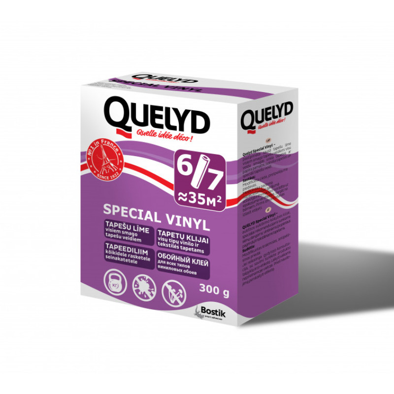 Quelyd Special Vinyl Līme vinila tapetēm, 300g