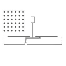 Knauf Danoline Contur  piekaramie griesti 12.5x600x600 D, S24, U4