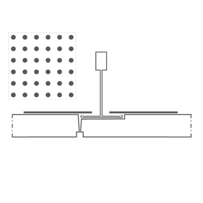 Knauf Danoline Contur  piekaramie griesti 12.5x600x600 D, S24, U4