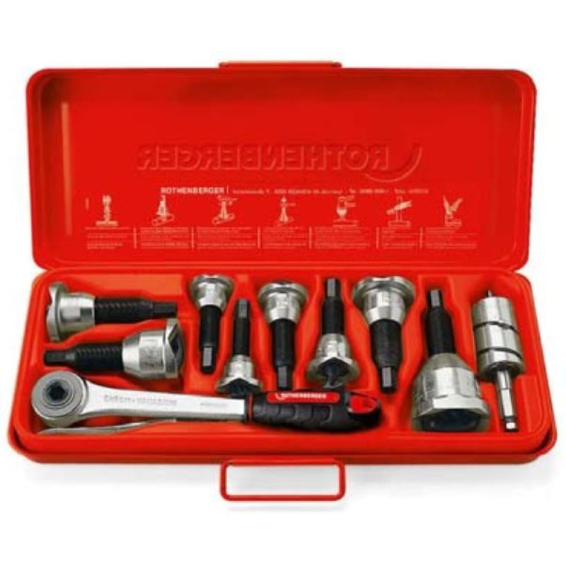 Rothenberger T-gabalu valcēšanas komplekts 12-22mm - gab.