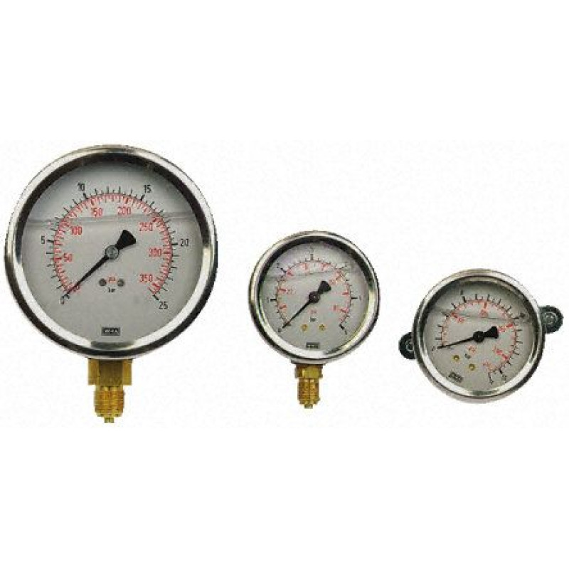 Wika Manometrs ar glicerīnu 63GLY 0-6 bar, G 1/4 - gab.