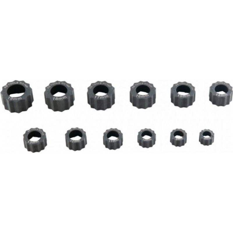 Kstools 12 daļu sabojātu uzgriežņu izskrūvēšanas komplekts KS TOOLS