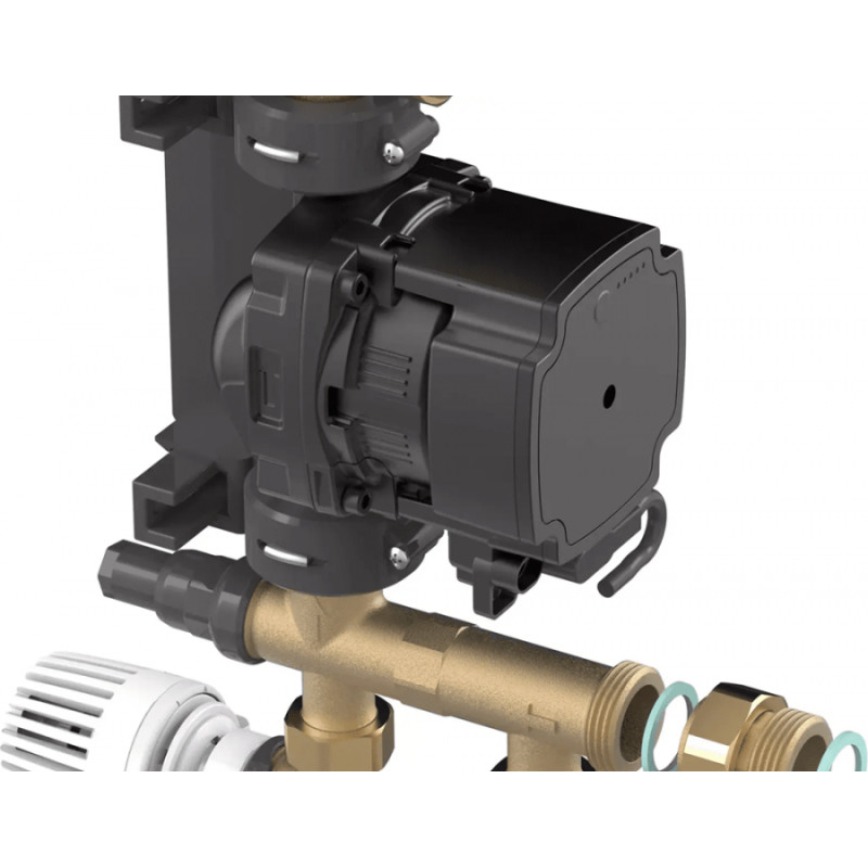 Uponor Fluvia T sajaukšanas mezgls Push-23-B-W - gab.