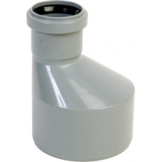 Peštan HTR Iekšējās kanalizācijas pāreja, DN110/75mm, pelēka