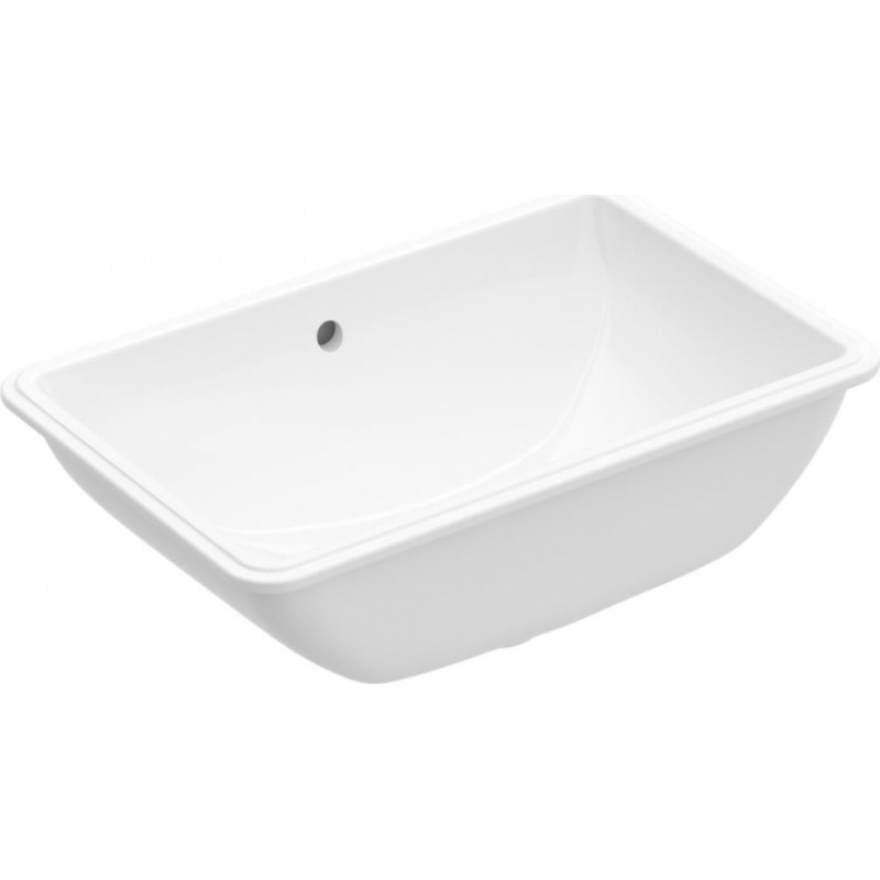 Villeroy & Boch izlietne Lunea, 545x340 mm, zem virsmas, ar parplūdi, balta