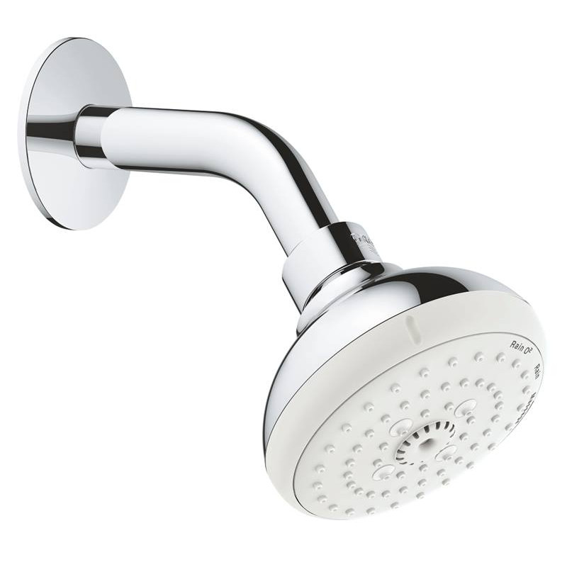 Grohe dušas galva ar turētāju Tempesta 100 III, no sienas, hroms