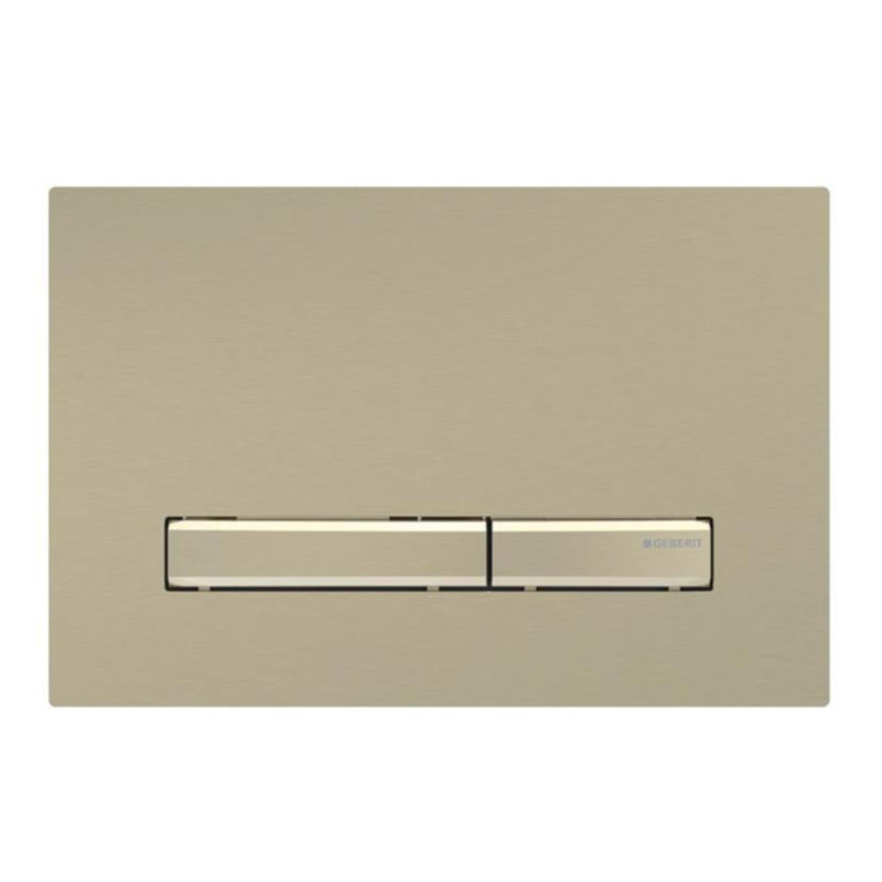 Geberit taustiņš Sigma50, 246x164 mm, brushed brass, easy-to-clean