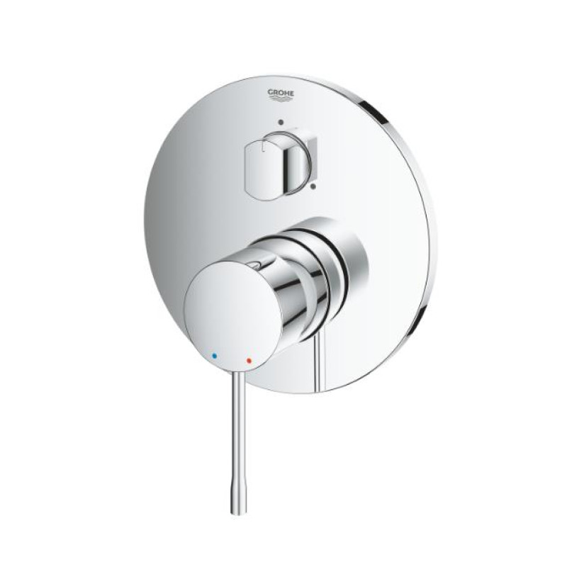 Grohe iebūvējamā dušas maisītāja Essence virsapmetuma daļa, ar 3 ceļu pārslēdzēju, hroms