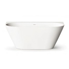 PAA vanna Deco Wall, 1660x810 mm, balta silkstone