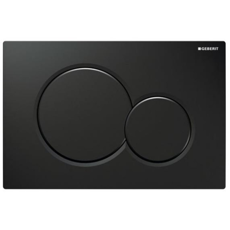 Geberit taustiņš Sigma01, 246x164 mm, jet black