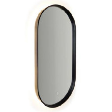 Vanita & Casa spogulis ar apgaismojumu Spectral AL, 450 mm, h=900 mm, melns