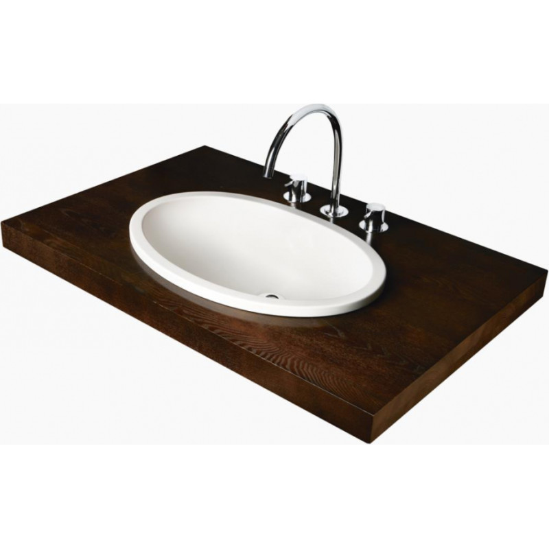 PAA izlietne Ovo In, 550x372 mm, virsmā, balta