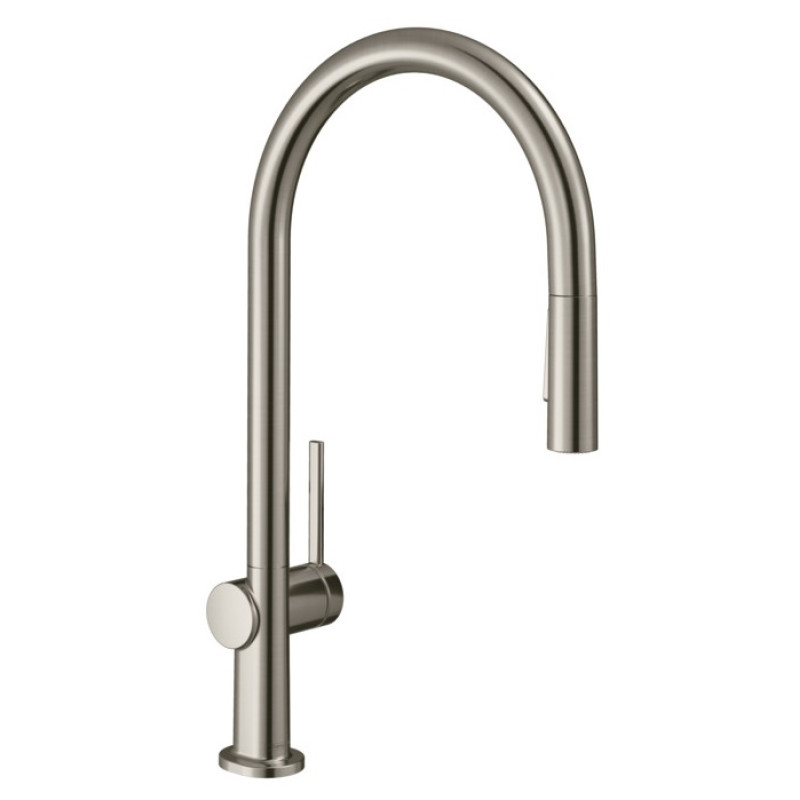 Hansgrohe virtuves izlietnes maisītājs ar izvelkamu dušu Talis M54 210 1jet, stainless steel + sBox