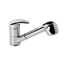 Jika virtuves izlietnes maisītājs Lyra ar izvelkamu dušu, hroms