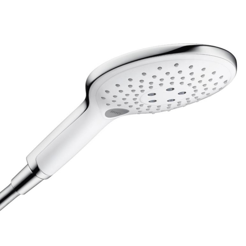 Hansgrohe dušas galva Raindance Select 150 3jet, balts/hroms