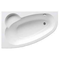 Ravak vanna Asymmetric, 1500x1000 mm, kreisā puse, balta akrila