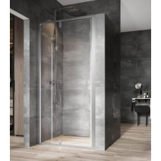 Ravak dušas durvis NDOP2, 1000 mm, h=1950, spīdīgs/caurspīdīgs stikls