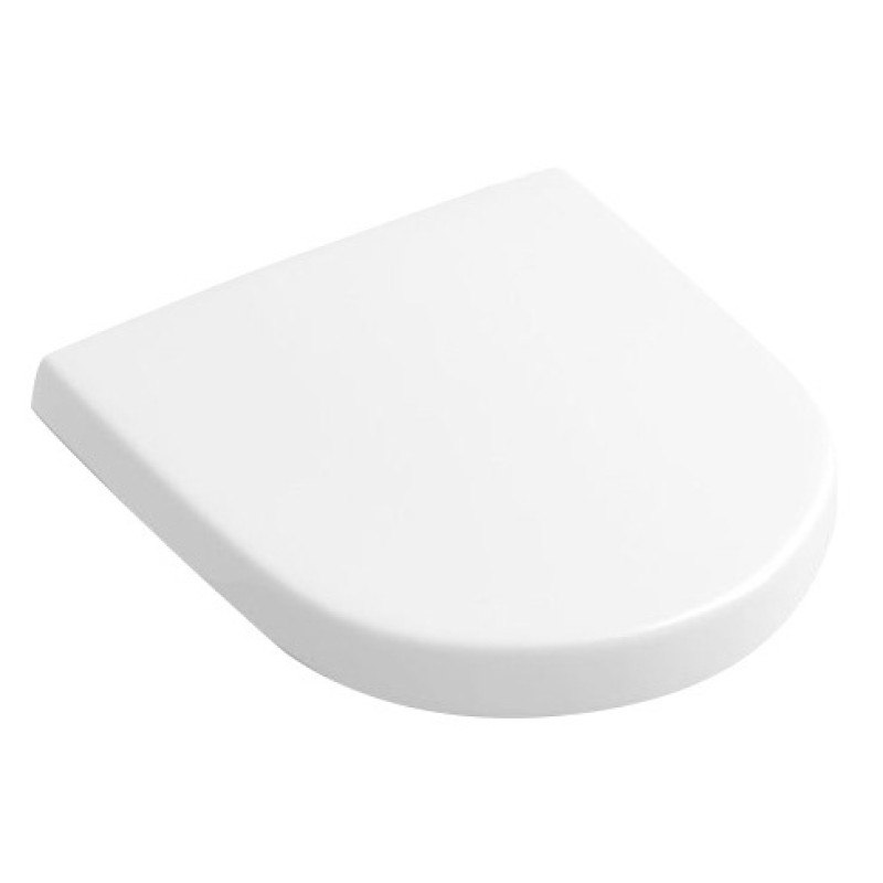 Villeroy & Boch poda sēdriņķis ar vāku Subway 2.0 Compact, QR/SC, balts