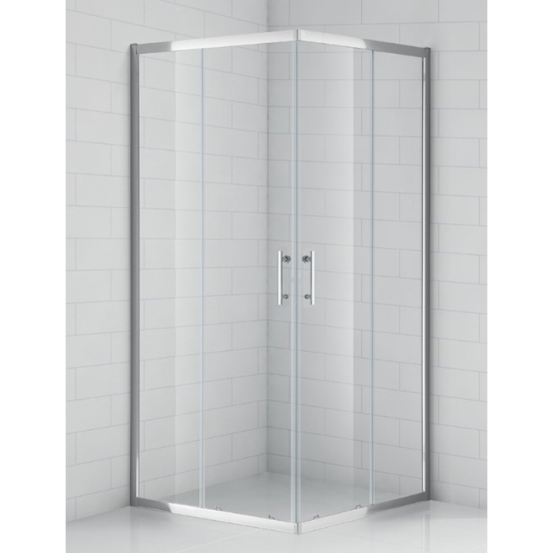 Roth dušas stūris OBS2, 900x900 mm, h=1850, briliants/caurspīdīgs stikls