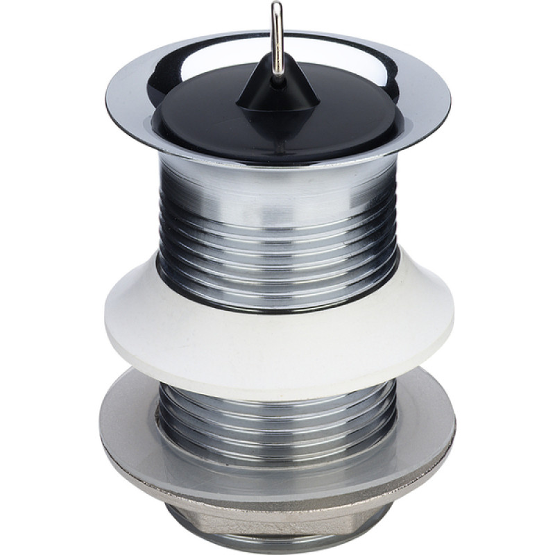 Viega izplūde bez pārplūdes, 1¼ x 60 mm, hromēts misiņš