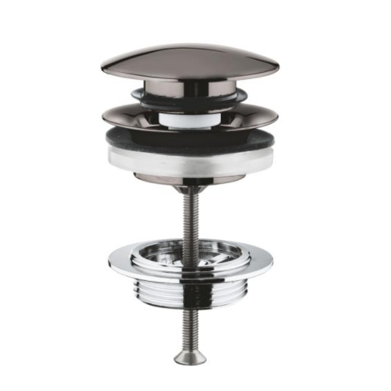 Grohe izlietnes izplūde ar push-open, hard graphite