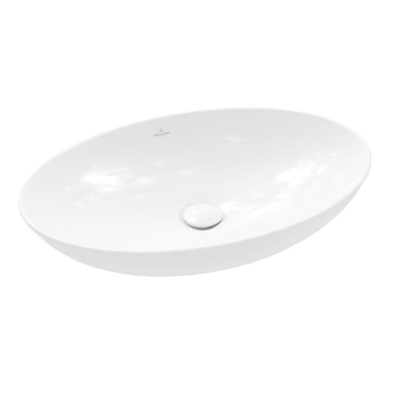 Villeroy & Boch izlietne Loop & Friends, 560x380 mm, uz virsmas, balta TitanCeram