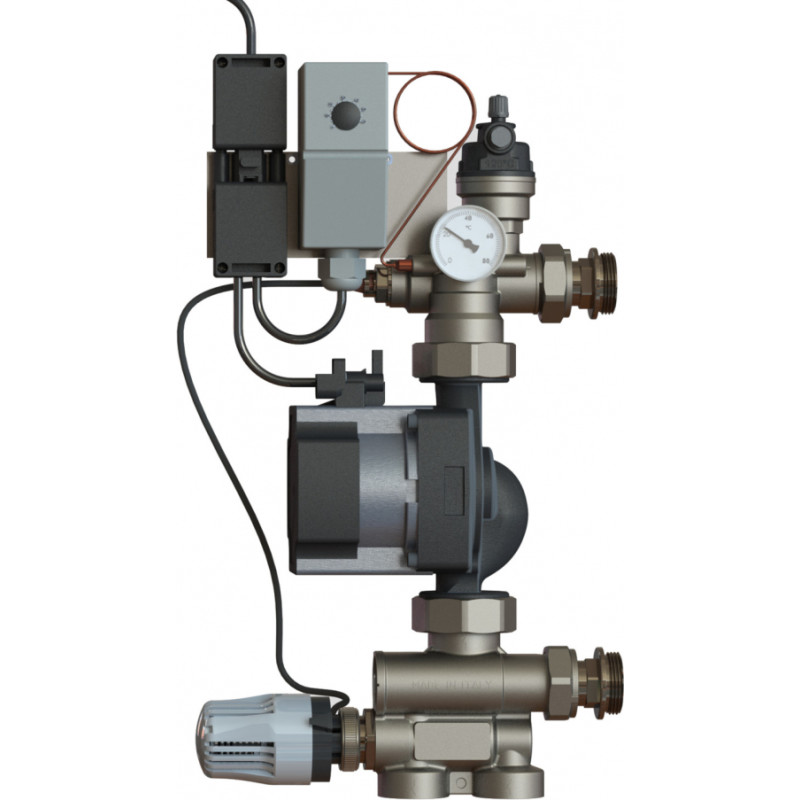 Purmo TempCo Fix Eco 3 Sajaukšanas mezgls silto grīdu kolektoriem, ar sūkni