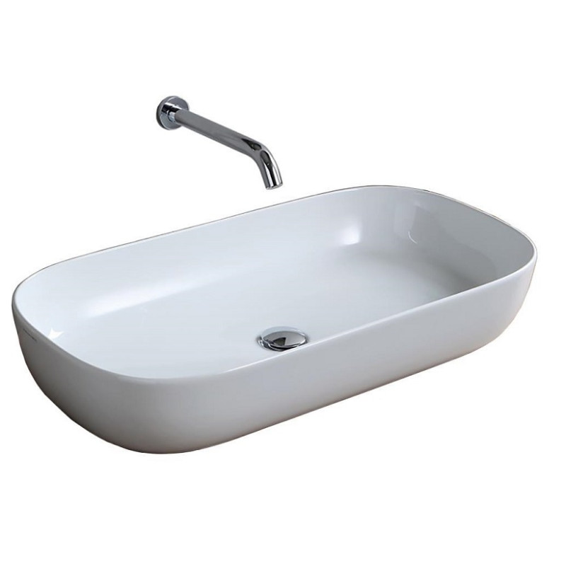 Scarabeo izlietne Glam, 760x390 mm, balta