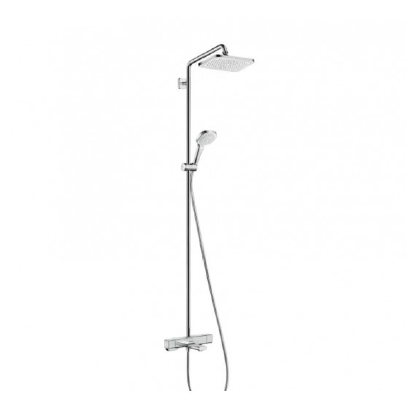 Hansgrohe dušas sistēma ar vannas termostatu Croma E 280 1jet/Croma Select E Multi, hroms