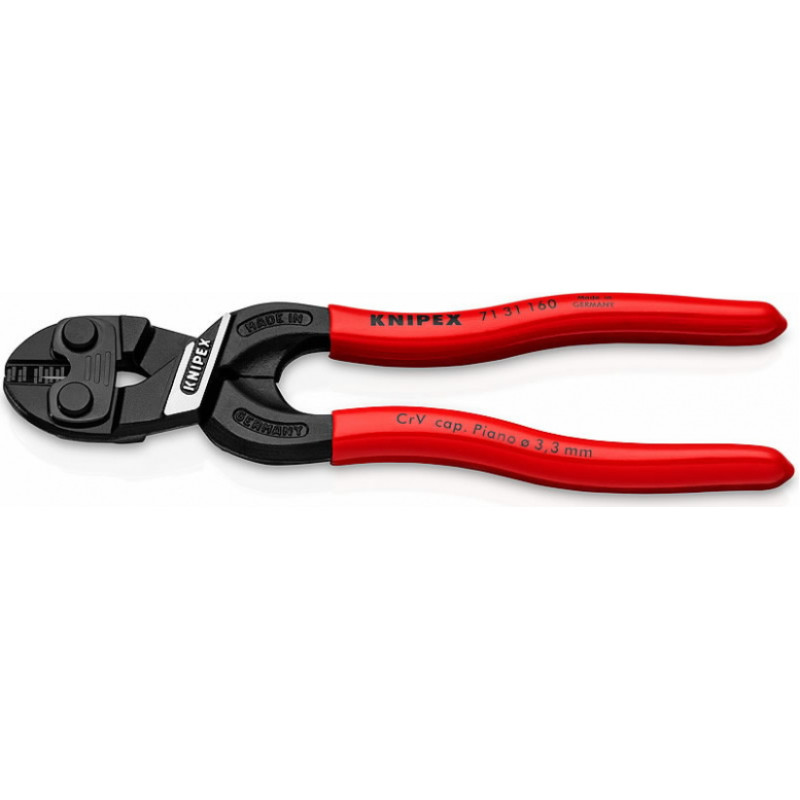 Knipex Skrūvju knaibles 160mm COBOLT S compact D5,3mm, Knipex